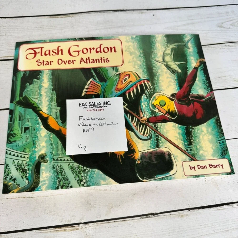 Flash Gordon Star Over Atlantis Dan Barry Graphic Novel 2007‎ Manuscript Press